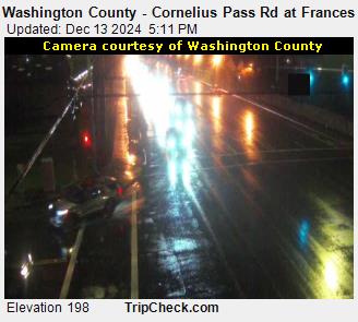 Traffic Cam Washington County - Cornelius Pass Rd at Frances St